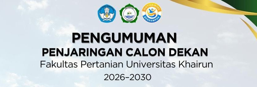 Penjaringan Bakal Calon Dekan Fakultas Pertanian Masa Jabatan 2026–2030