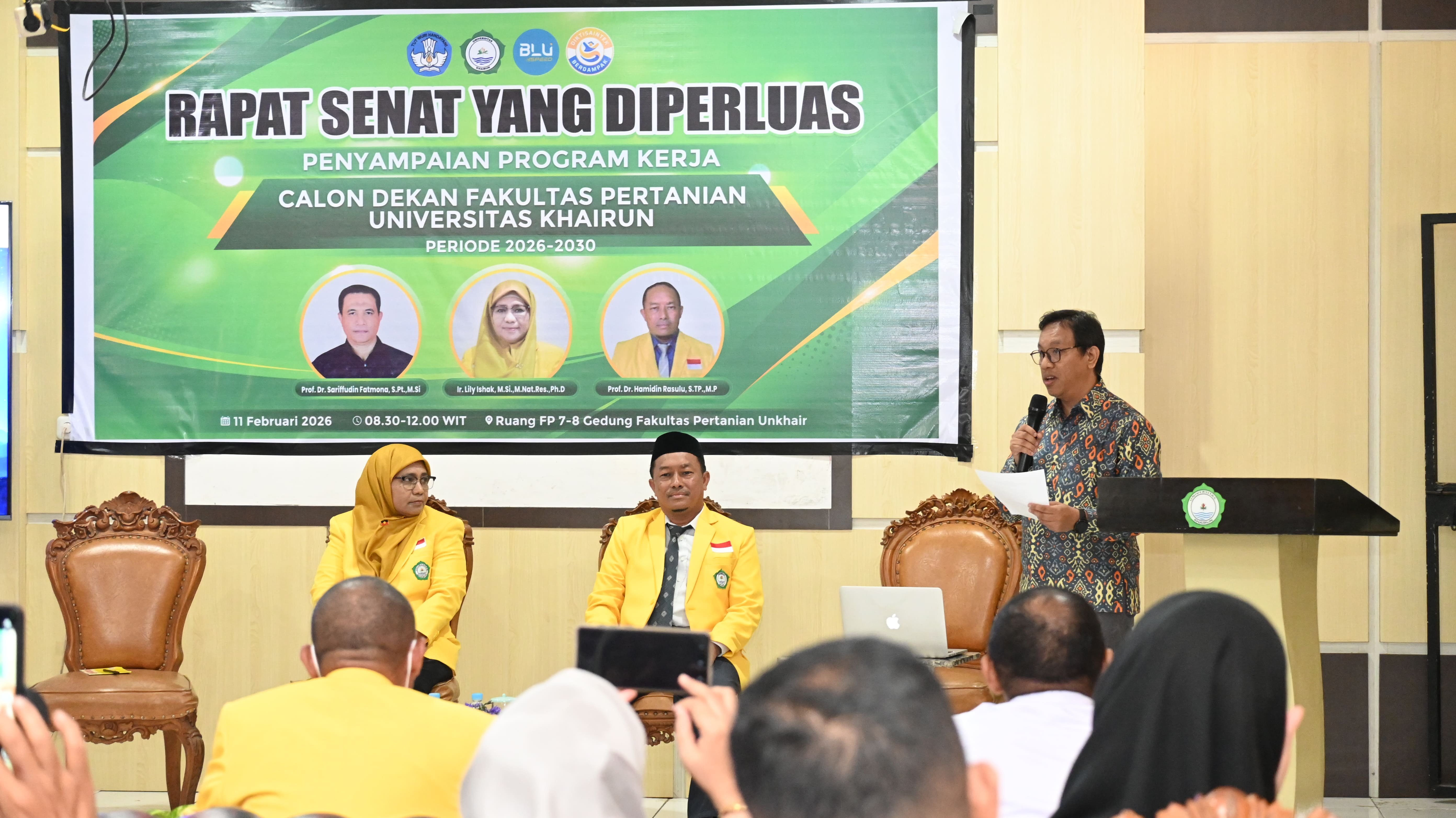 Menuju Kepemimpinan Baru Fakultas Pertanian, Dua Calon Dekan Paparkan Program Kerja