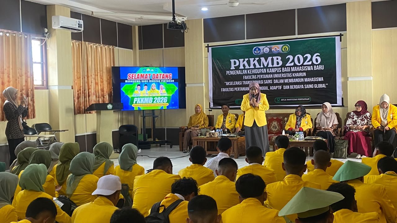 Fakultas Pertanian Universitas Khairun Gelar PKKMB 2026, Sambut 227 Mahasiswa Baru