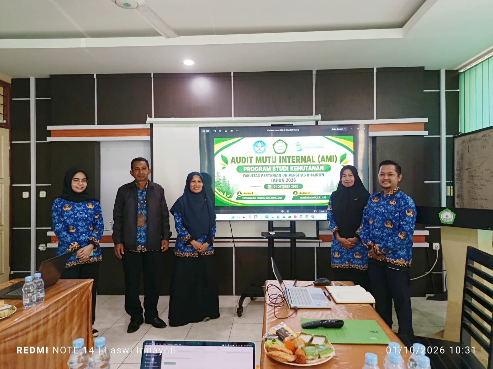 Audit Mutu Internal 2026: Program Studi Kehutanan FAPERTA Universitas Khairun Komitmen Tingkatkan Kualitas Akademik